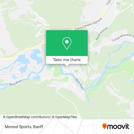 Monod Sports map