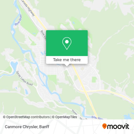 Canmore Chrysler map