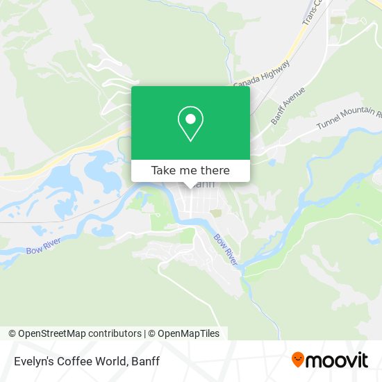 Evelyn's Coffee World map