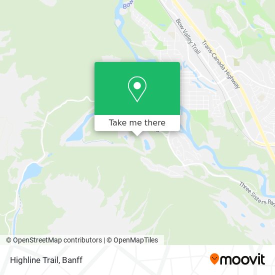 Highline Trail map