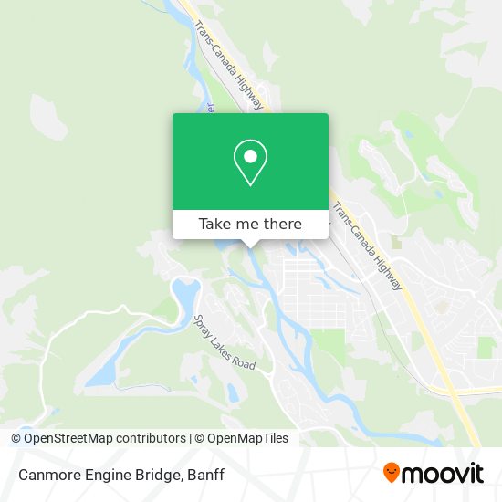 Canmore Engine Bridge map