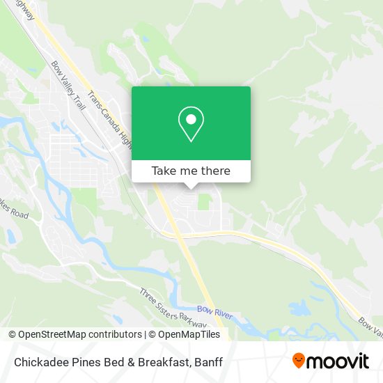 Chickadee Pines Bed & Breakfast map