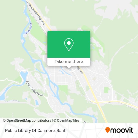 Public Library Of Canmore map
