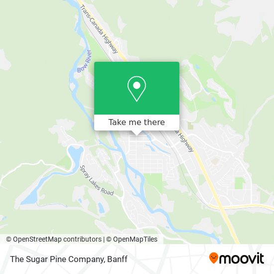 The Sugar Pine Company map