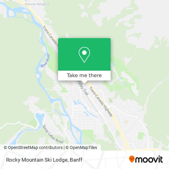 Rocky Mountain Ski Lodge map
