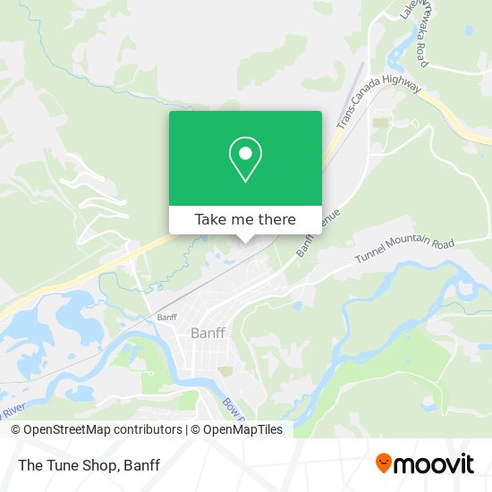 The Tune Shop map