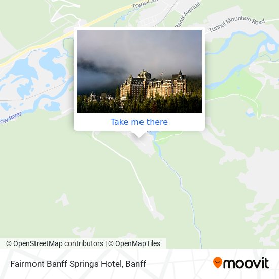 Fairmont Banff Springs Hotel map