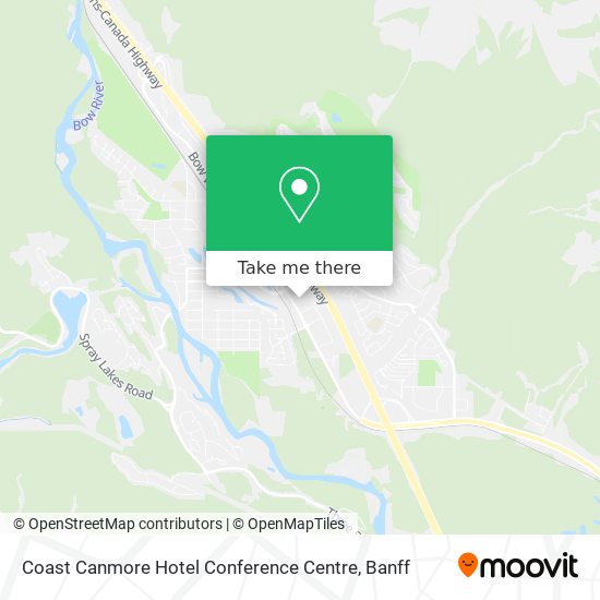 Coast Canmore Hotel Conference Centre map