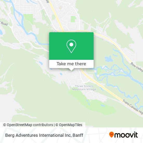 Berg Adventures International Inc map