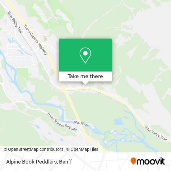 Alpine Book Peddlers map