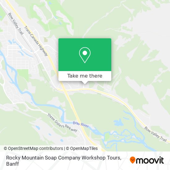 Rocky Mountain Soap Company Workshop Tours map
