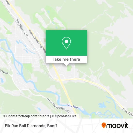 Elk Run Ball Diamonds map