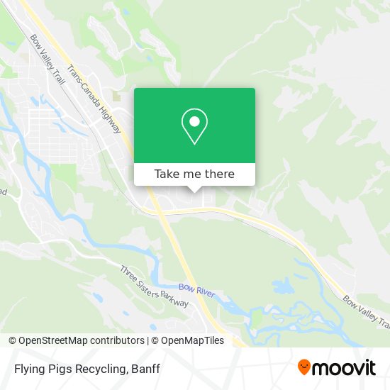 Flying Pigs Recycling map
