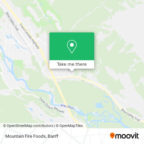 Mountain Fire Foods map