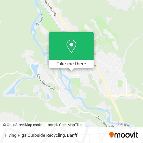 Flying Pigs Curbside Recycling map