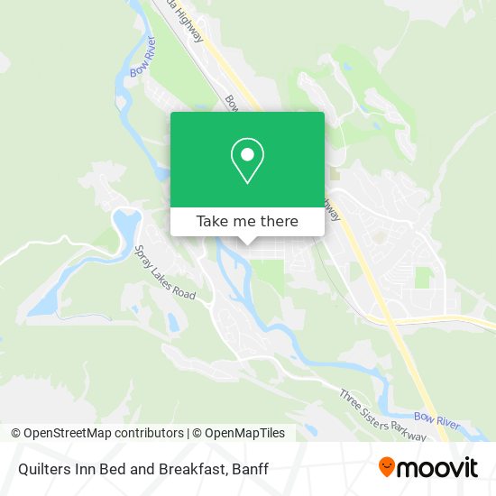 Quilters Inn Bed and Breakfast map