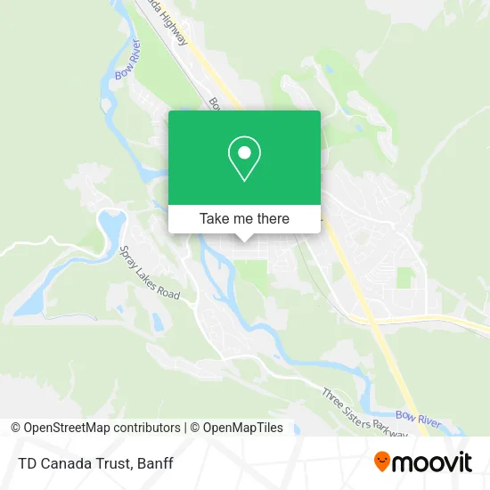 TD Canada Trust map