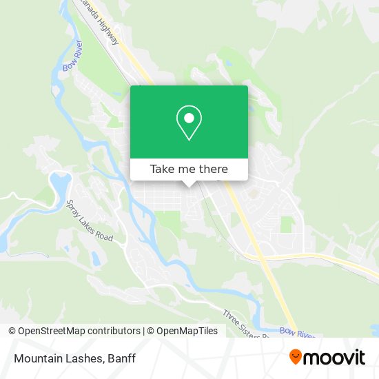 Mountain Lashes map