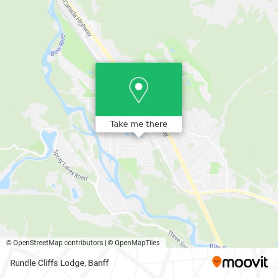 Rundle Cliffs Lodge map