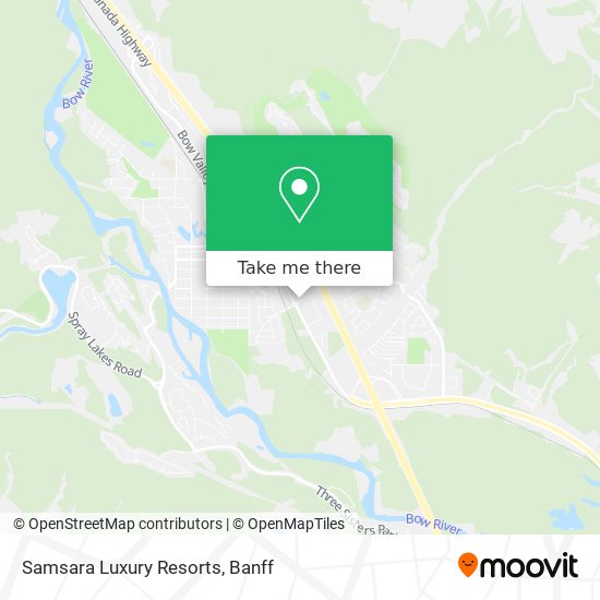 Samsara Luxury Resorts map