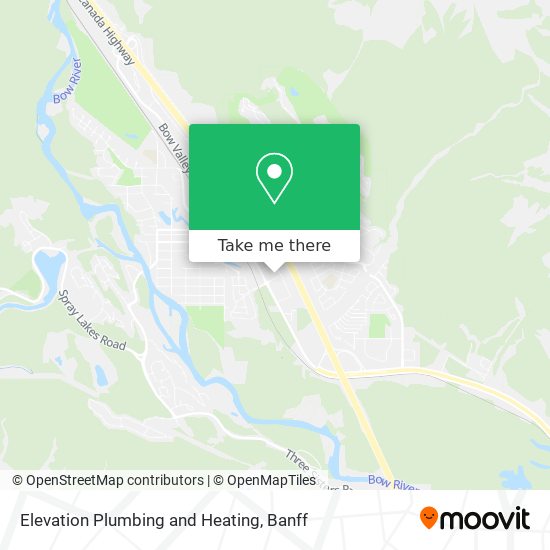 Elevation Plumbing and Heating map