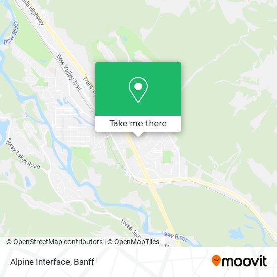 Alpine Interface map