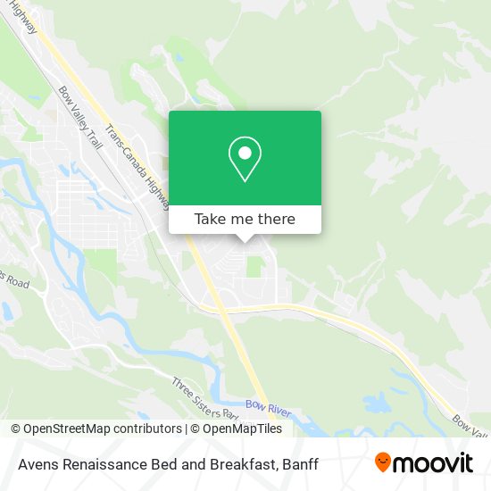 Avens Renaissance Bed and Breakfast map