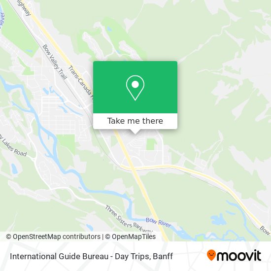 International Guide Bureau - Day Trips map