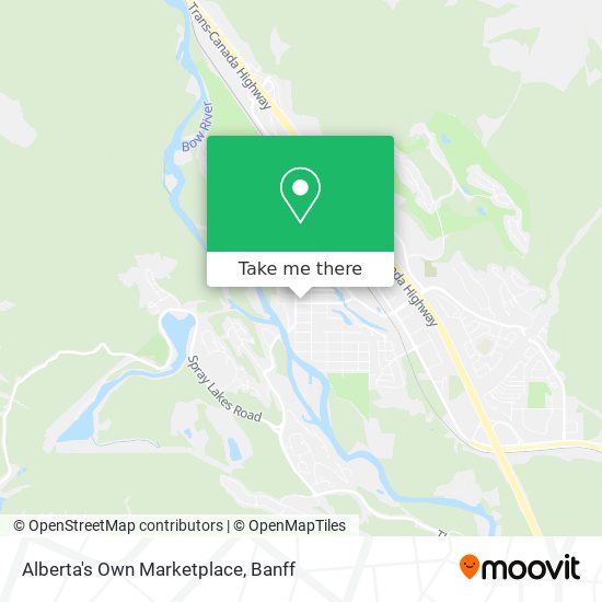 Alberta's Own Marketplace map