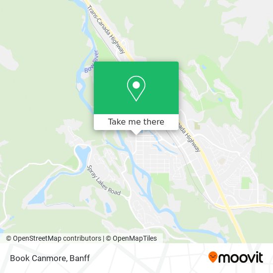 Book Canmore map