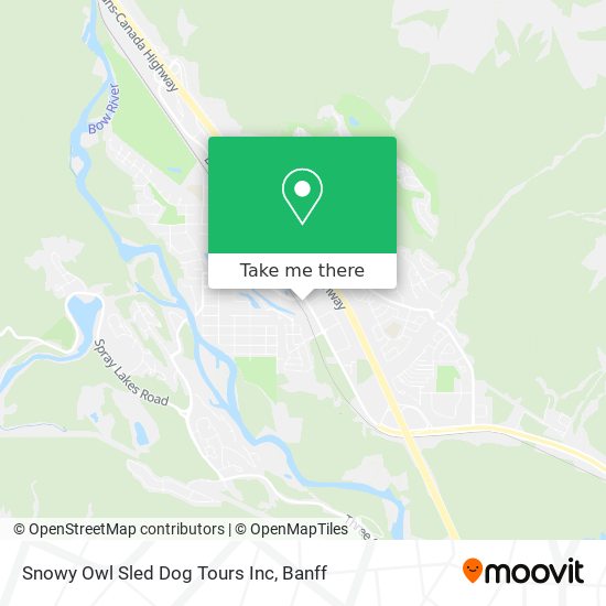 Snowy Owl Sled Dog Tours Inc map