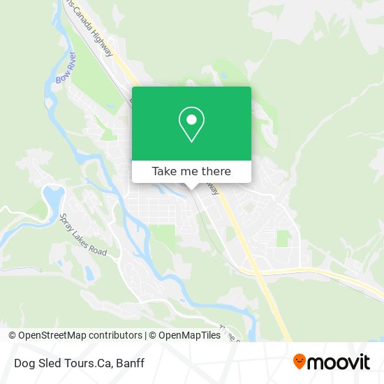 Dog Sled Tours.Ca map