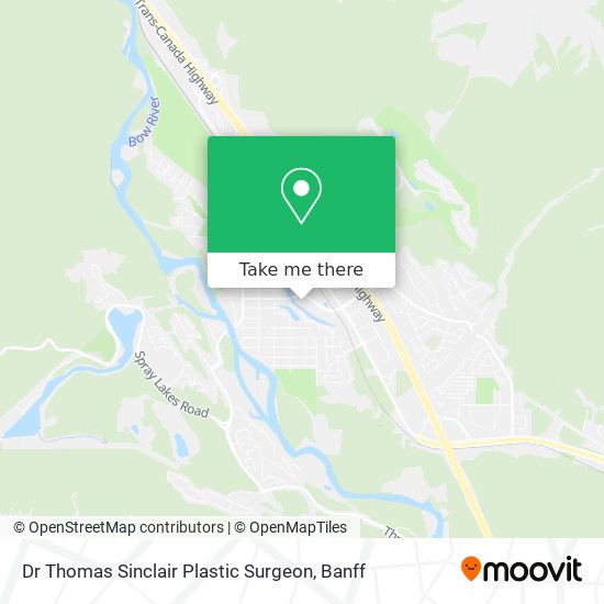 Dr Thomas Sinclair Plastic Surgeon map