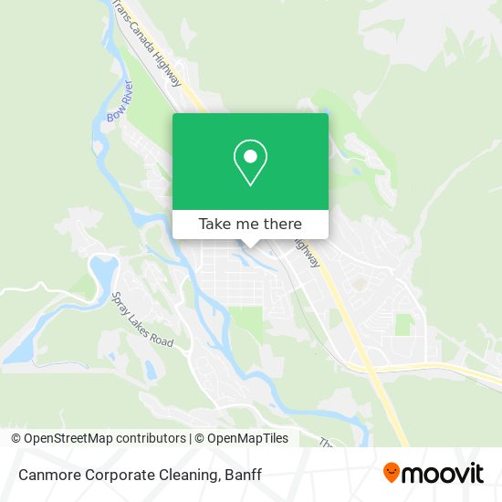 Canmore Corporate Cleaning map