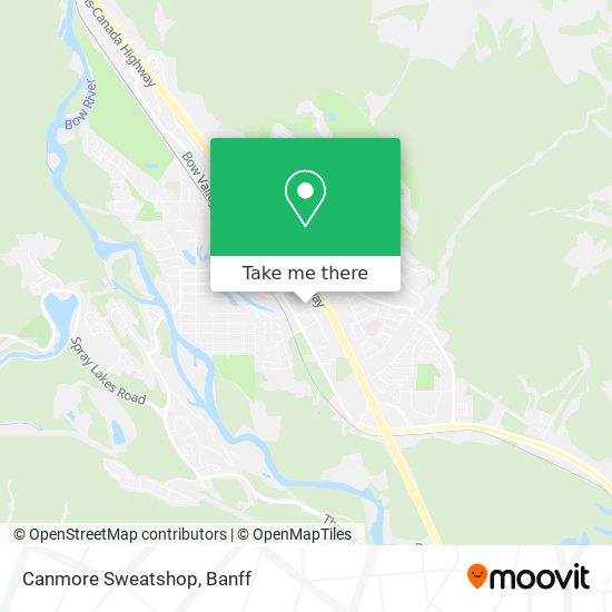 Canmore Sweatshop map
