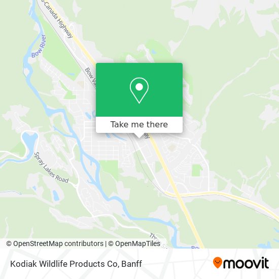 Kodiak Wildlife Products Co map