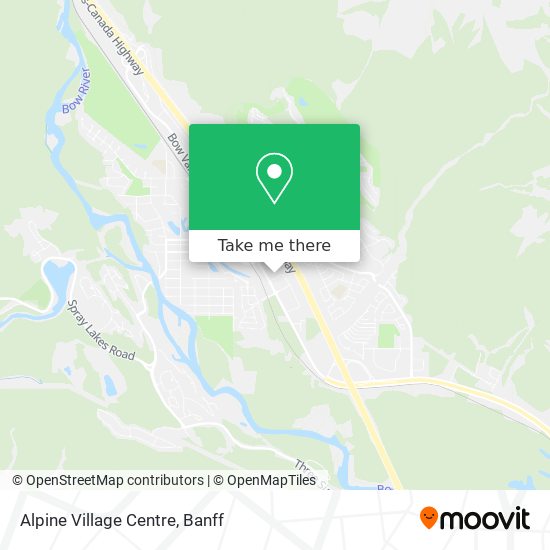 Alpine Village Centre map