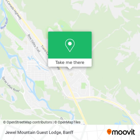 Jewel Mountain Guest Lodge map