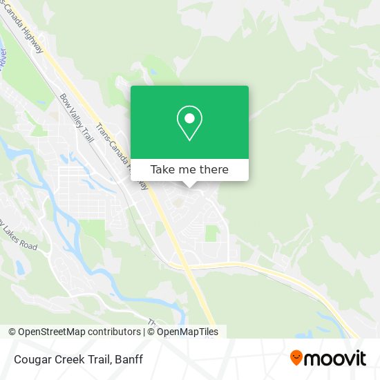 Cougar Creek Trail map