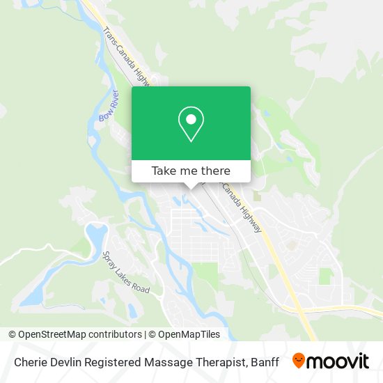 Cherie Devlin Registered Massage Therapist map