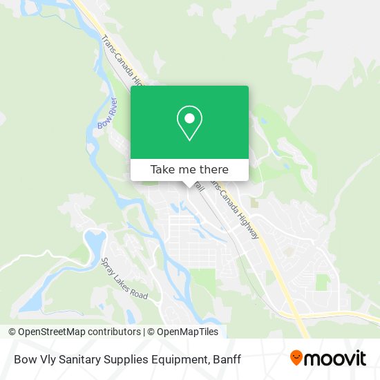 Bow Vly Sanitary Supplies Equipment map