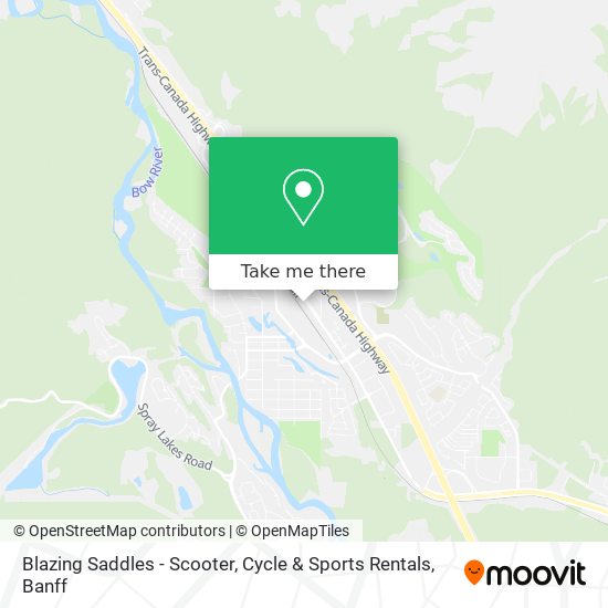 Blazing Saddles - Scooter, Cycle & Sports Rentals map