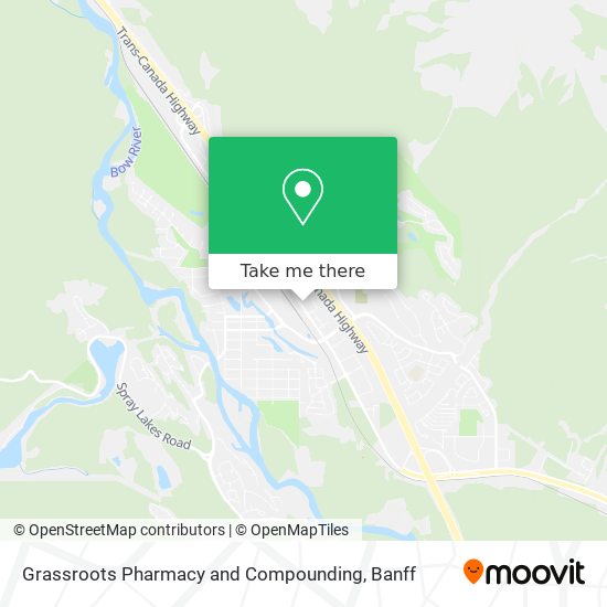 Grassroots Pharmacy and Compounding map