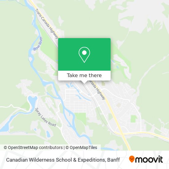 Canadian Wilderness School & Expeditions map