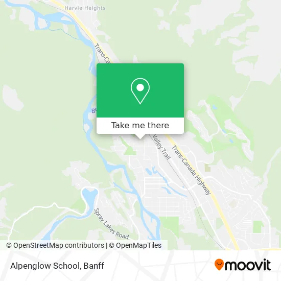 Alpenglow School map