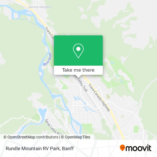 Rundle Mountain RV Park plan