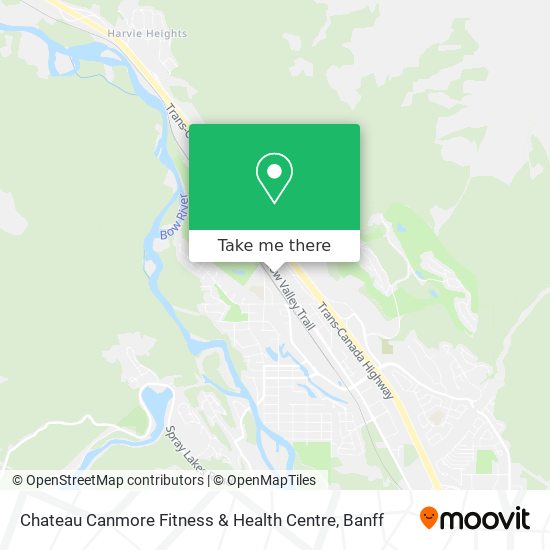 Chateau Canmore Fitness & Health Centre map