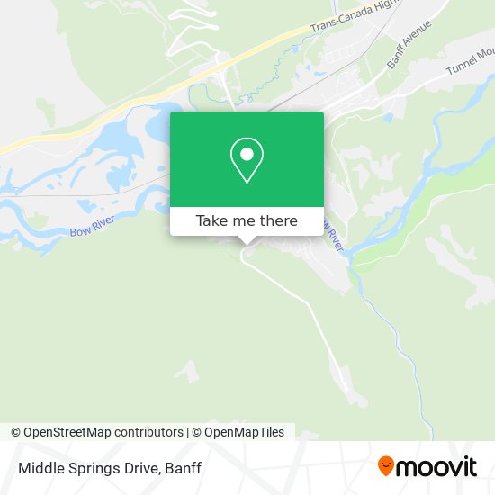 Middle Springs Drive map
