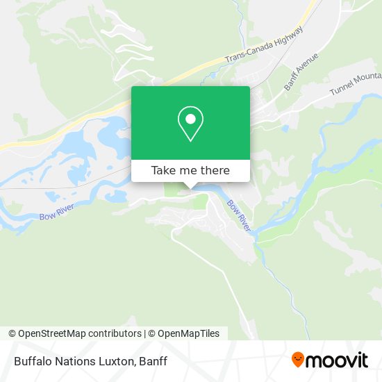 Buffalo Nations Luxton map