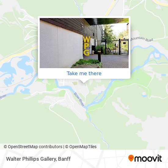Walter Phillips Gallery map